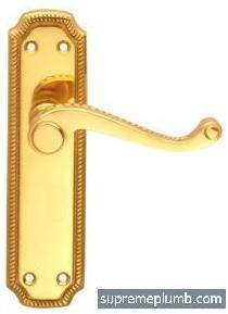 Regency Lever Latch Polished Brass